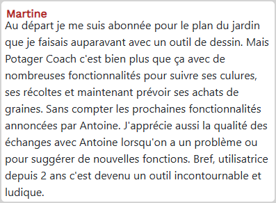 Avis client