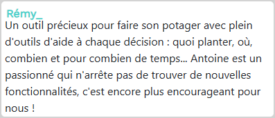Avis client
